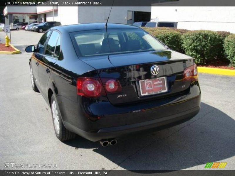 Black / Anthracite Black 2008 Volkswagen Jetta S Sedan