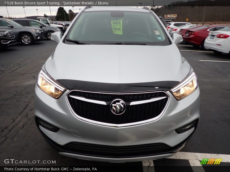 Quicksilver Metallic / Ebony 2018 Buick Encore Sport Touring