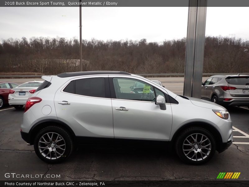 Quicksilver Metallic / Ebony 2018 Buick Encore Sport Touring