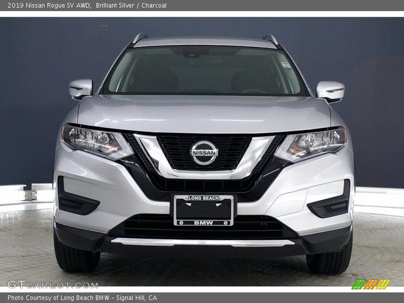 Brilliant Silver / Charcoal 2019 Nissan Rogue SV AWD
