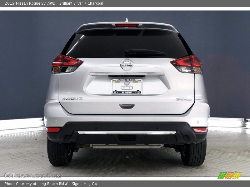 Brilliant Silver / Charcoal 2019 Nissan Rogue SV AWD