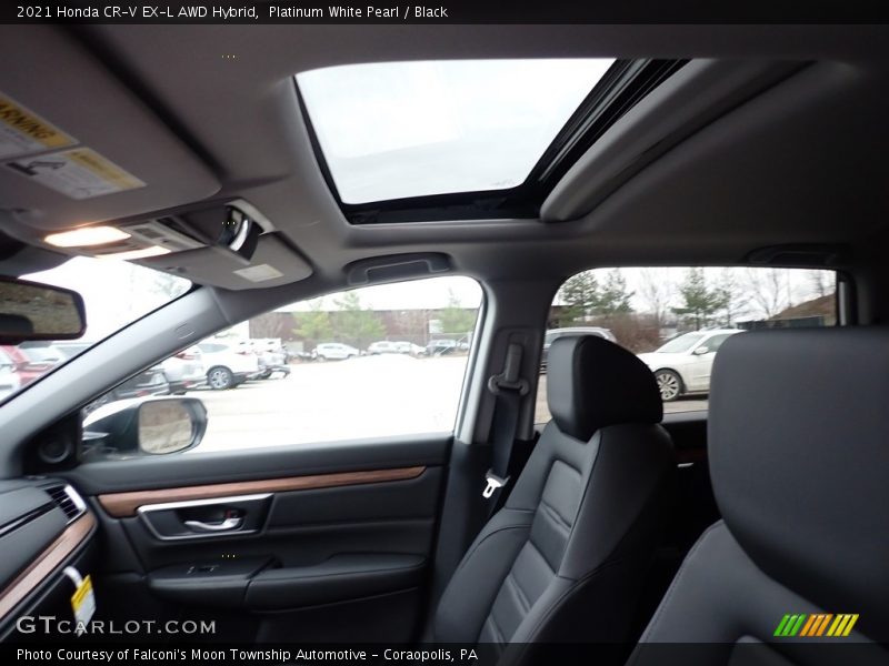 Sunroof of 2021 CR-V EX-L AWD Hybrid