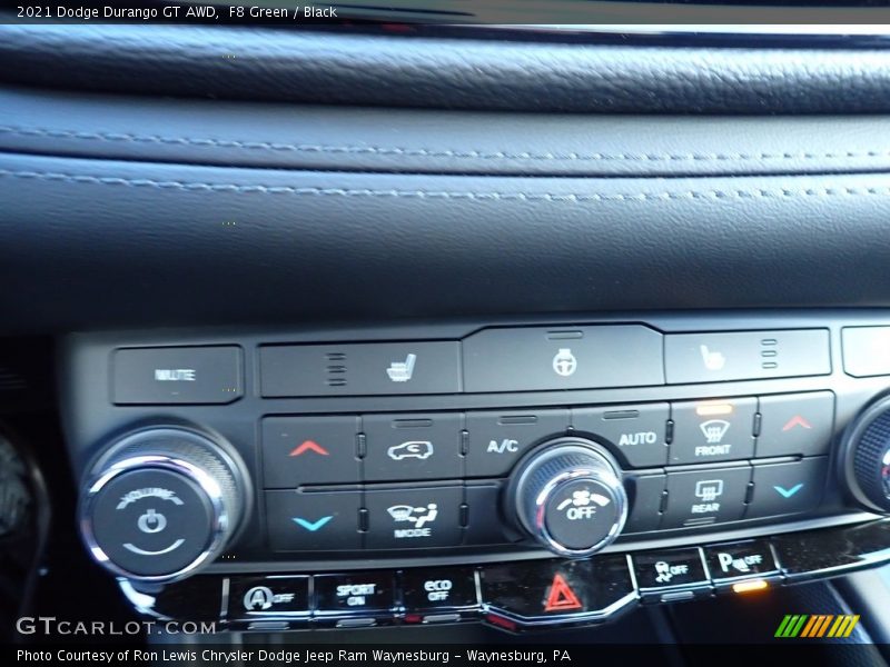 Controls of 2021 Durango GT AWD
