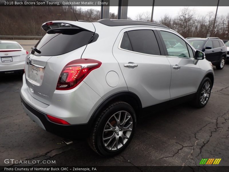 Quicksilver Metallic / Ebony 2018 Buick Encore Sport Touring