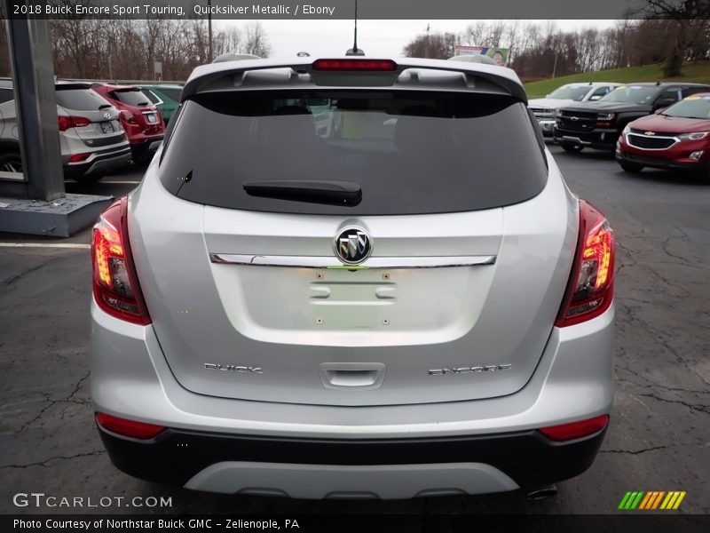 Quicksilver Metallic / Ebony 2018 Buick Encore Sport Touring