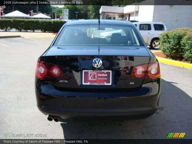 Black / Anthracite Black 2008 Volkswagen Jetta S Sedan