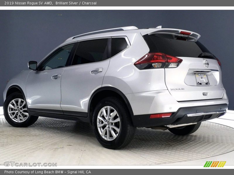Brilliant Silver / Charcoal 2019 Nissan Rogue SV AWD