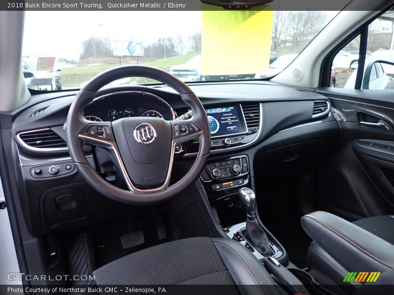 Quicksilver Metallic / Ebony 2018 Buick Encore Sport Touring