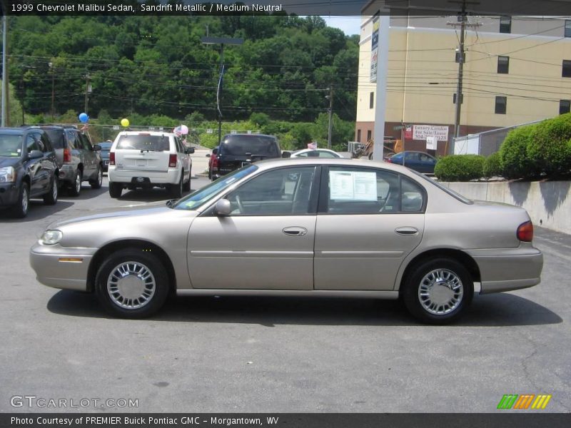 Sandrift Metallic / Medium Neutral 1999 Chevrolet Malibu Sedan