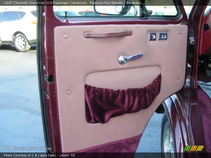 Radisson Red Metallic / Bordeaux 1995 Chevrolet Chevy Van G20 Passenger Conversion