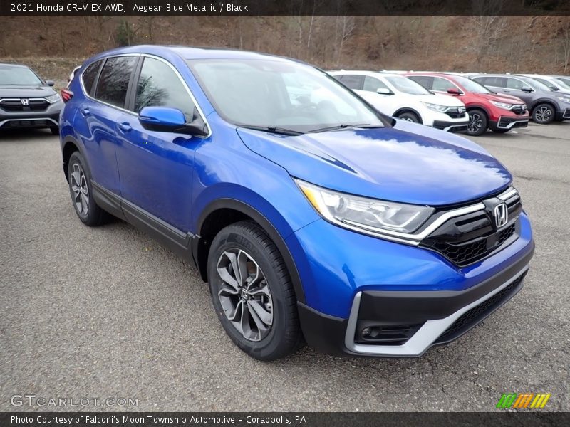 Front 3/4 View of 2021 CR-V EX AWD