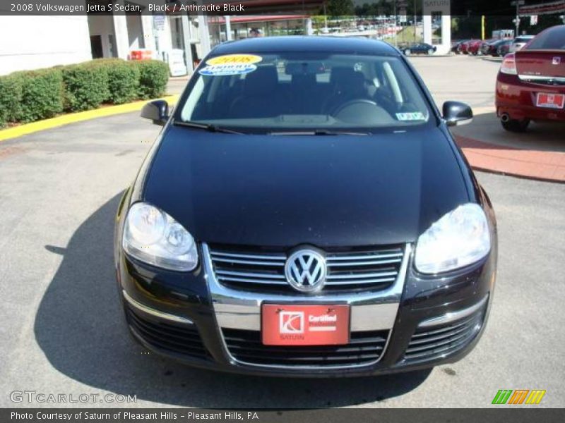 Black / Anthracite Black 2008 Volkswagen Jetta S Sedan