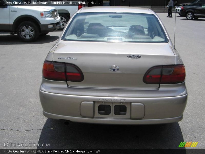 Sandrift Metallic / Medium Neutral 1999 Chevrolet Malibu Sedan