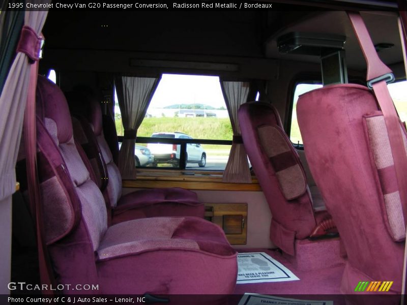 Radisson Red Metallic / Bordeaux 1995 Chevrolet Chevy Van G20 Passenger Conversion