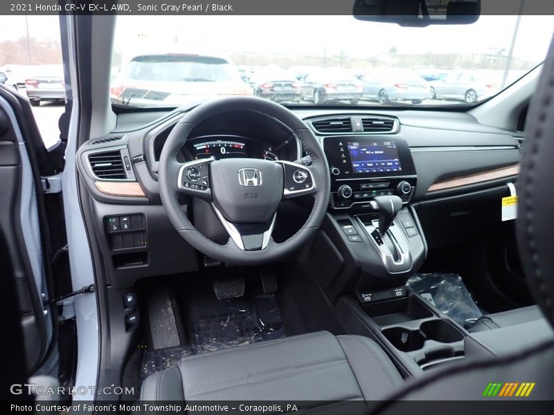  2021 CR-V EX-L AWD Black Interior