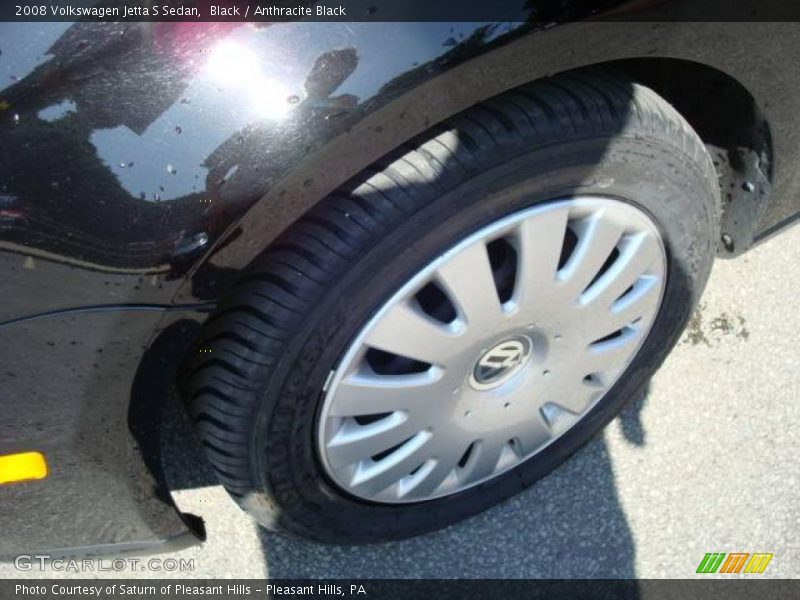 Black / Anthracite Black 2008 Volkswagen Jetta S Sedan