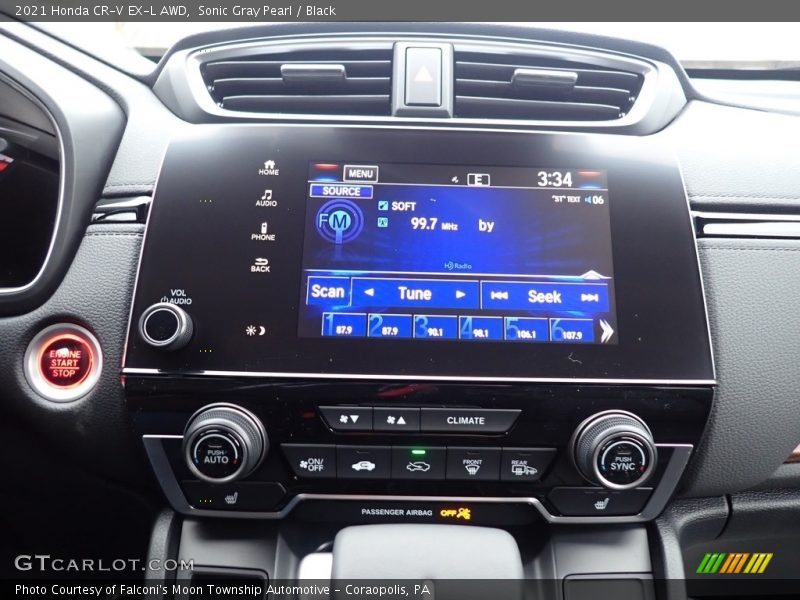 Controls of 2021 CR-V EX-L AWD