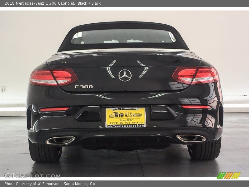 Black / Black 2018 Mercedes-Benz C 300 Cabriolet