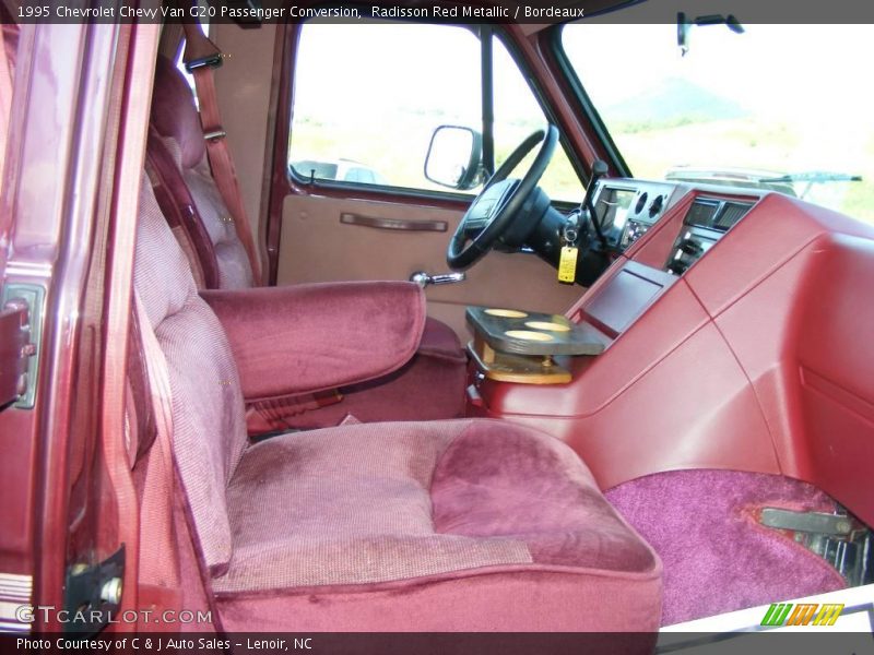 Radisson Red Metallic / Bordeaux 1995 Chevrolet Chevy Van G20 Passenger Conversion