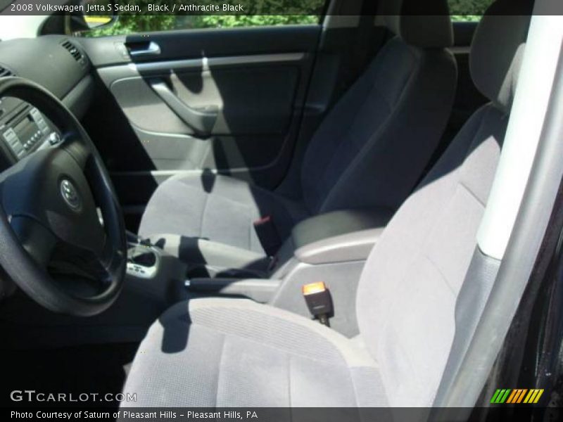 Black / Anthracite Black 2008 Volkswagen Jetta S Sedan