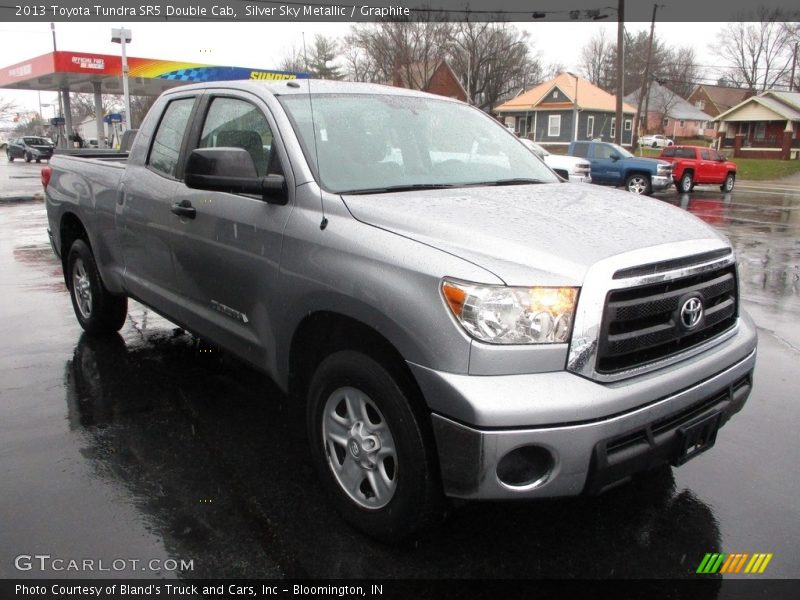 Silver Sky Metallic / Graphite 2013 Toyota Tundra SR5 Double Cab