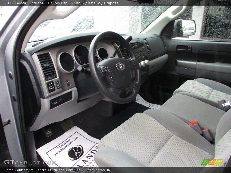 Silver Sky Metallic / Graphite 2013 Toyota Tundra SR5 Double Cab