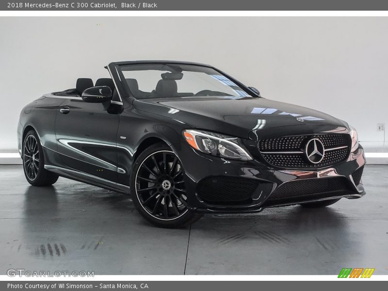 Front 3/4 View of 2018 C 300 Cabriolet