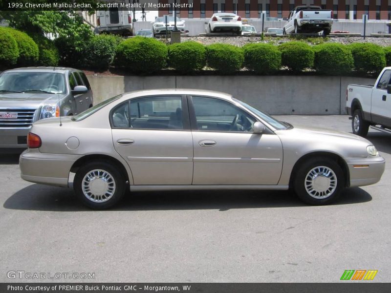 Sandrift Metallic / Medium Neutral 1999 Chevrolet Malibu Sedan