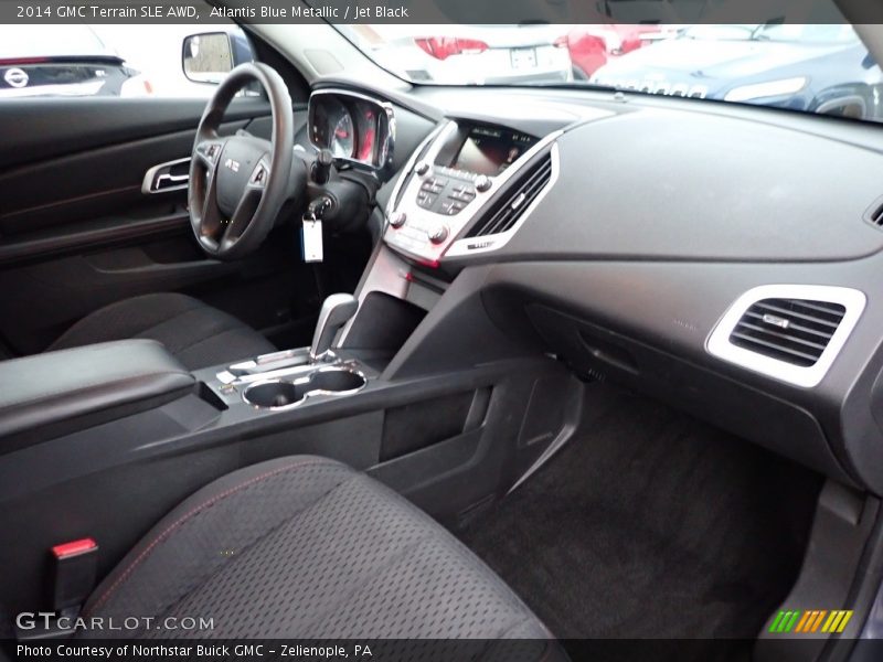 Atlantis Blue Metallic / Jet Black 2014 GMC Terrain SLE AWD