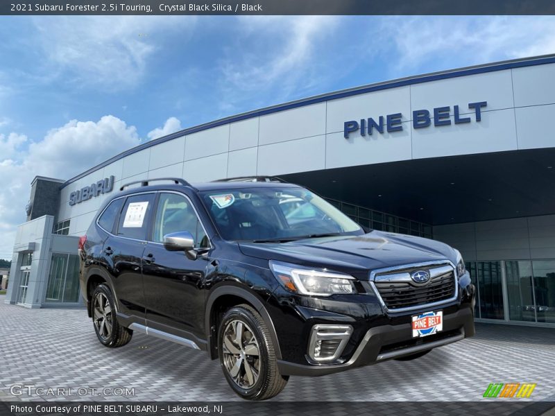 Crystal Black Silica / Black 2021 Subaru Forester 2.5i Touring