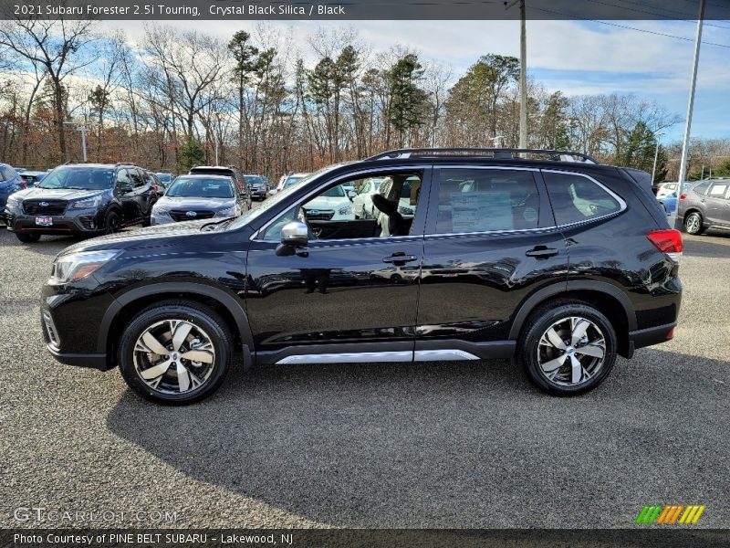 Crystal Black Silica / Black 2021 Subaru Forester 2.5i Touring