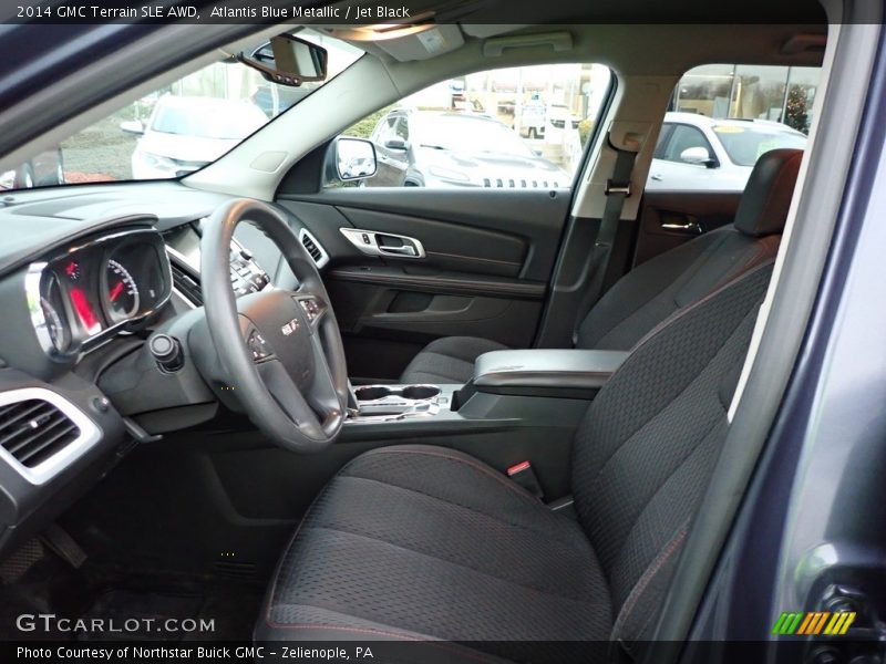 Atlantis Blue Metallic / Jet Black 2014 GMC Terrain SLE AWD