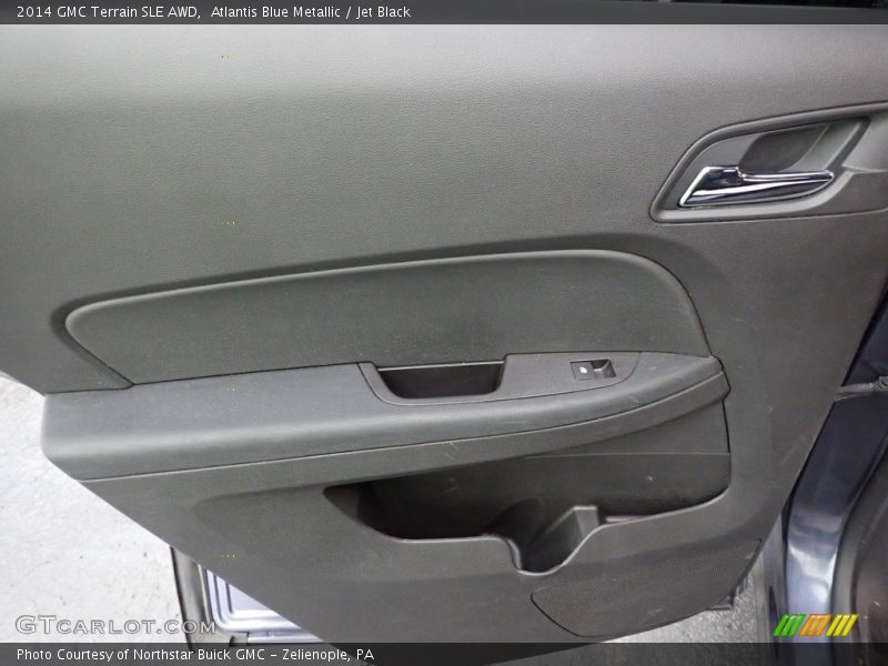 Atlantis Blue Metallic / Jet Black 2014 GMC Terrain SLE AWD
