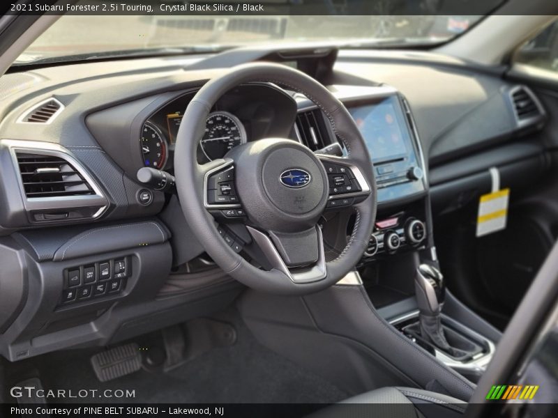 Crystal Black Silica / Black 2021 Subaru Forester 2.5i Touring