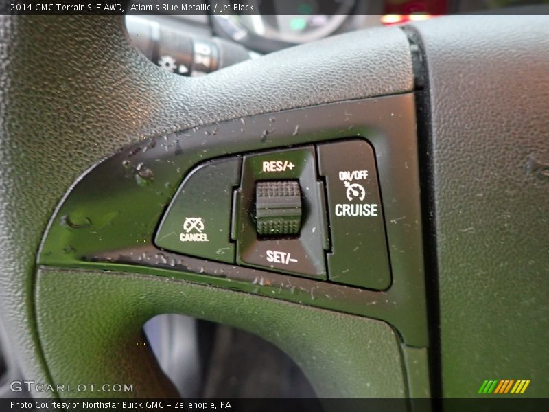 Atlantis Blue Metallic / Jet Black 2014 GMC Terrain SLE AWD
