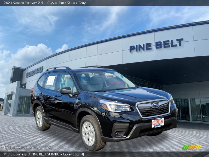 Crystal Black Silica / Gray 2021 Subaru Forester 2.5i