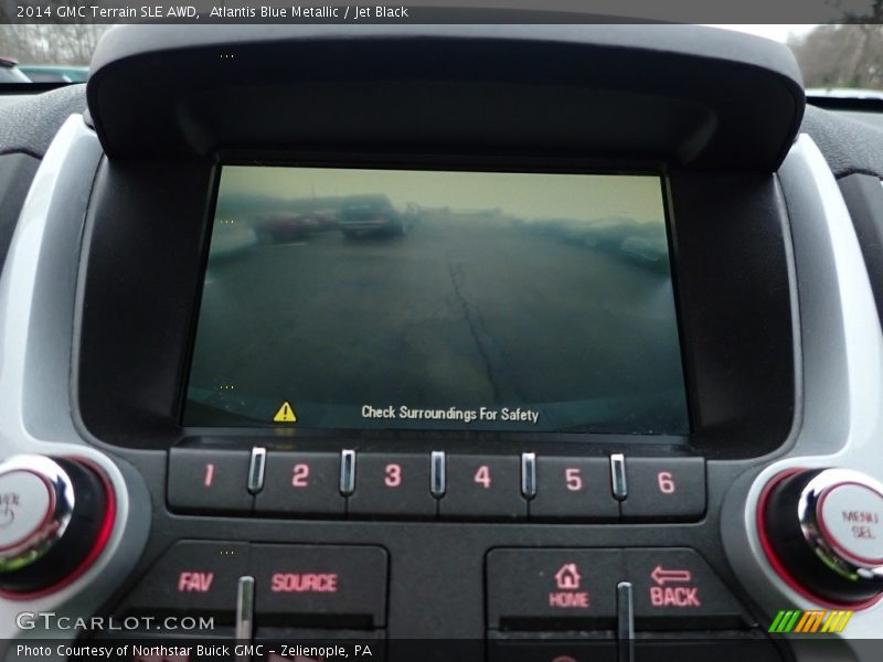 Atlantis Blue Metallic / Jet Black 2014 GMC Terrain SLE AWD