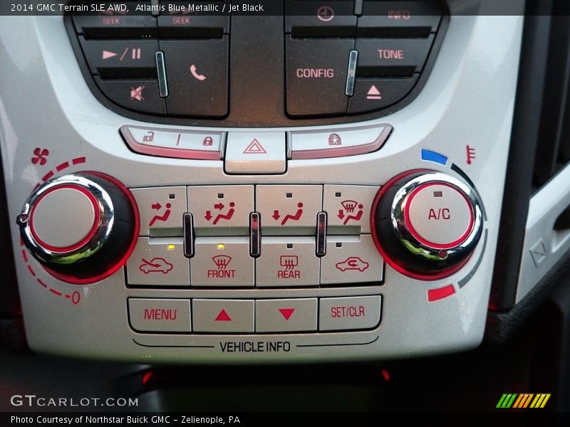 Atlantis Blue Metallic / Jet Black 2014 GMC Terrain SLE AWD