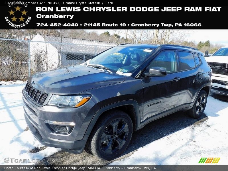 Granite Crystal Metallic / Black 2021 Jeep Compass Altitude 4x4