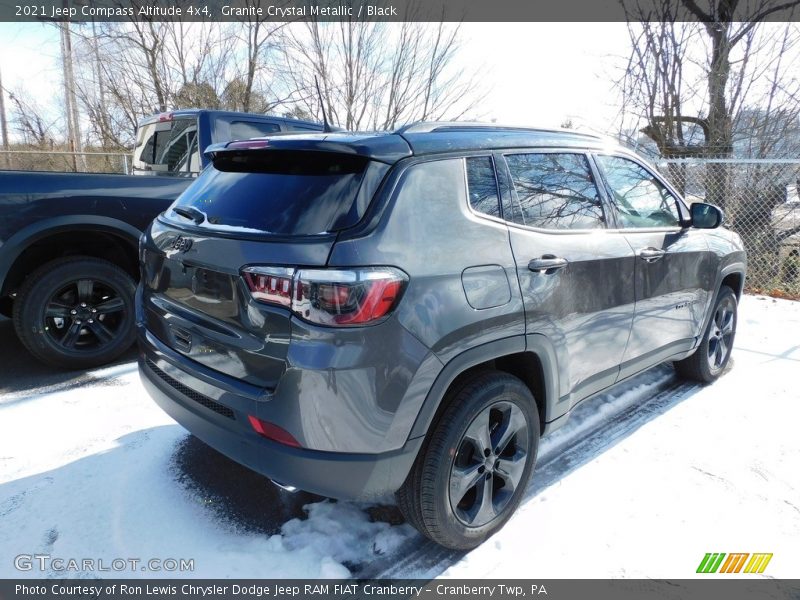 Granite Crystal Metallic / Black 2021 Jeep Compass Altitude 4x4