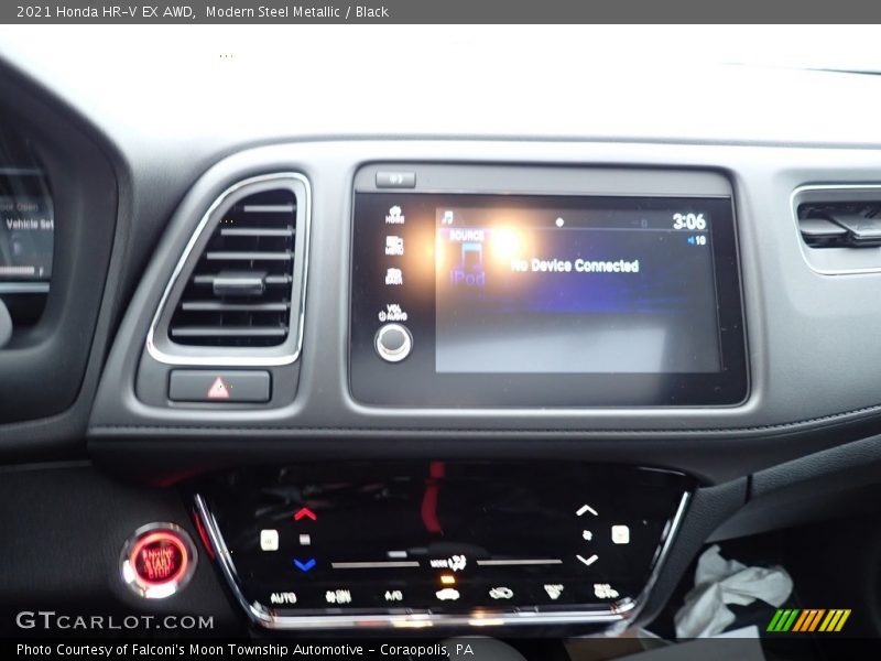 Modern Steel Metallic / Black 2021 Honda HR-V EX AWD