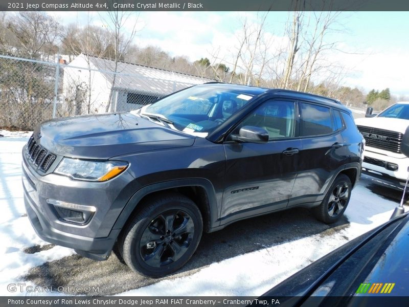 Granite Crystal Metallic / Black 2021 Jeep Compass Altitude 4x4