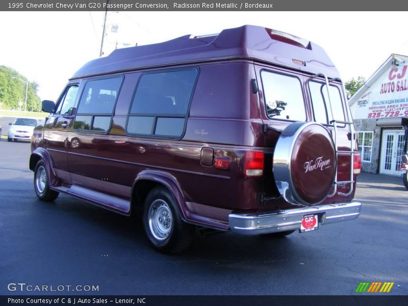 Radisson Red Metallic / Bordeaux 1995 Chevrolet Chevy Van G20 Passenger Conversion
