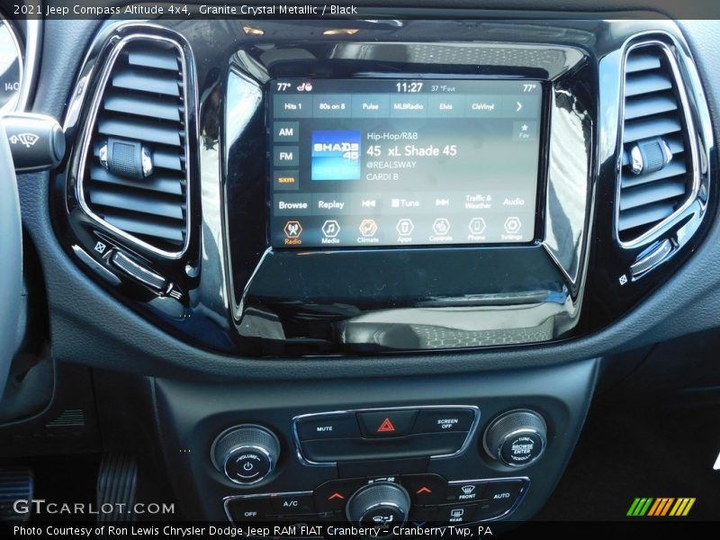 Granite Crystal Metallic / Black 2021 Jeep Compass Altitude 4x4