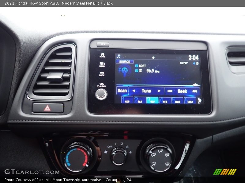 Modern Steel Metallic / Black 2021 Honda HR-V Sport AWD