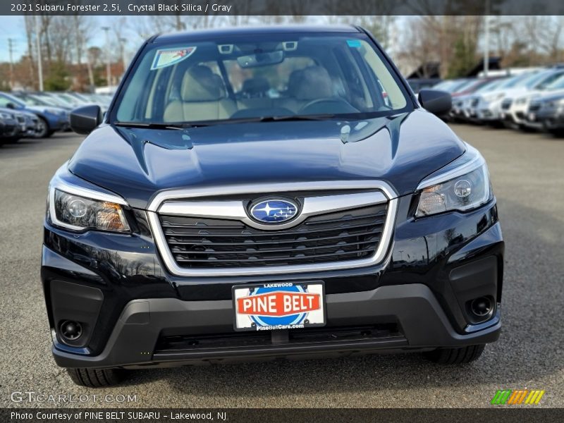 Crystal Black Silica / Gray 2021 Subaru Forester 2.5i