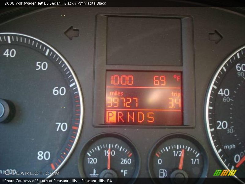 Black / Anthracite Black 2008 Volkswagen Jetta S Sedan
