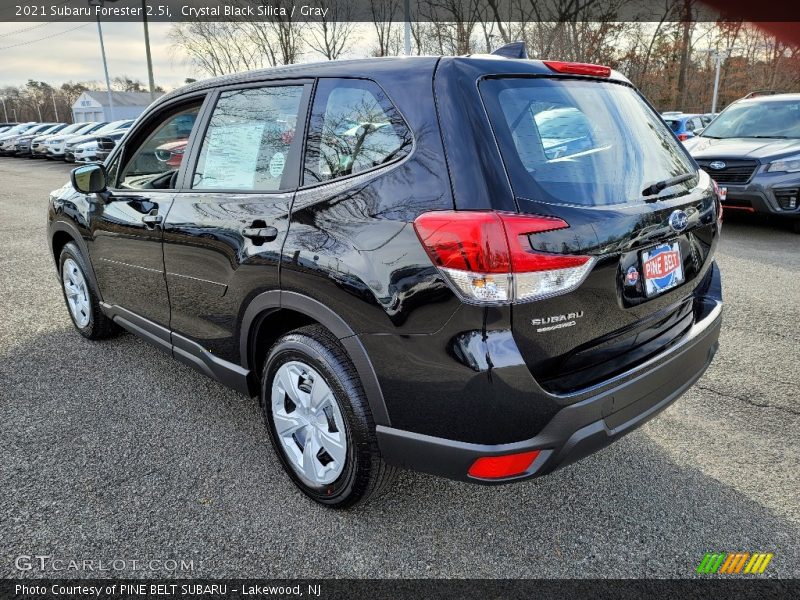 Crystal Black Silica / Gray 2021 Subaru Forester 2.5i