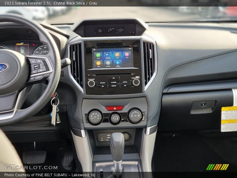 Crystal Black Silica / Gray 2021 Subaru Forester 2.5i