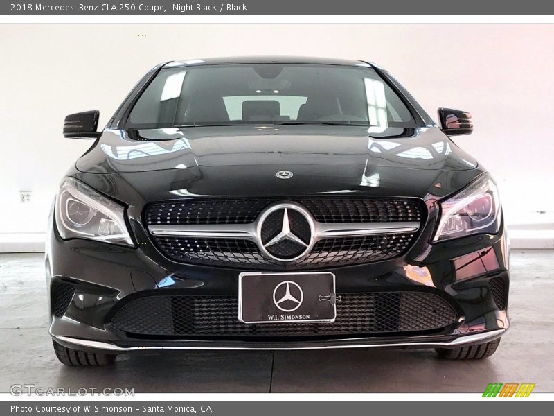 Night Black / Black 2018 Mercedes-Benz CLA 250 Coupe